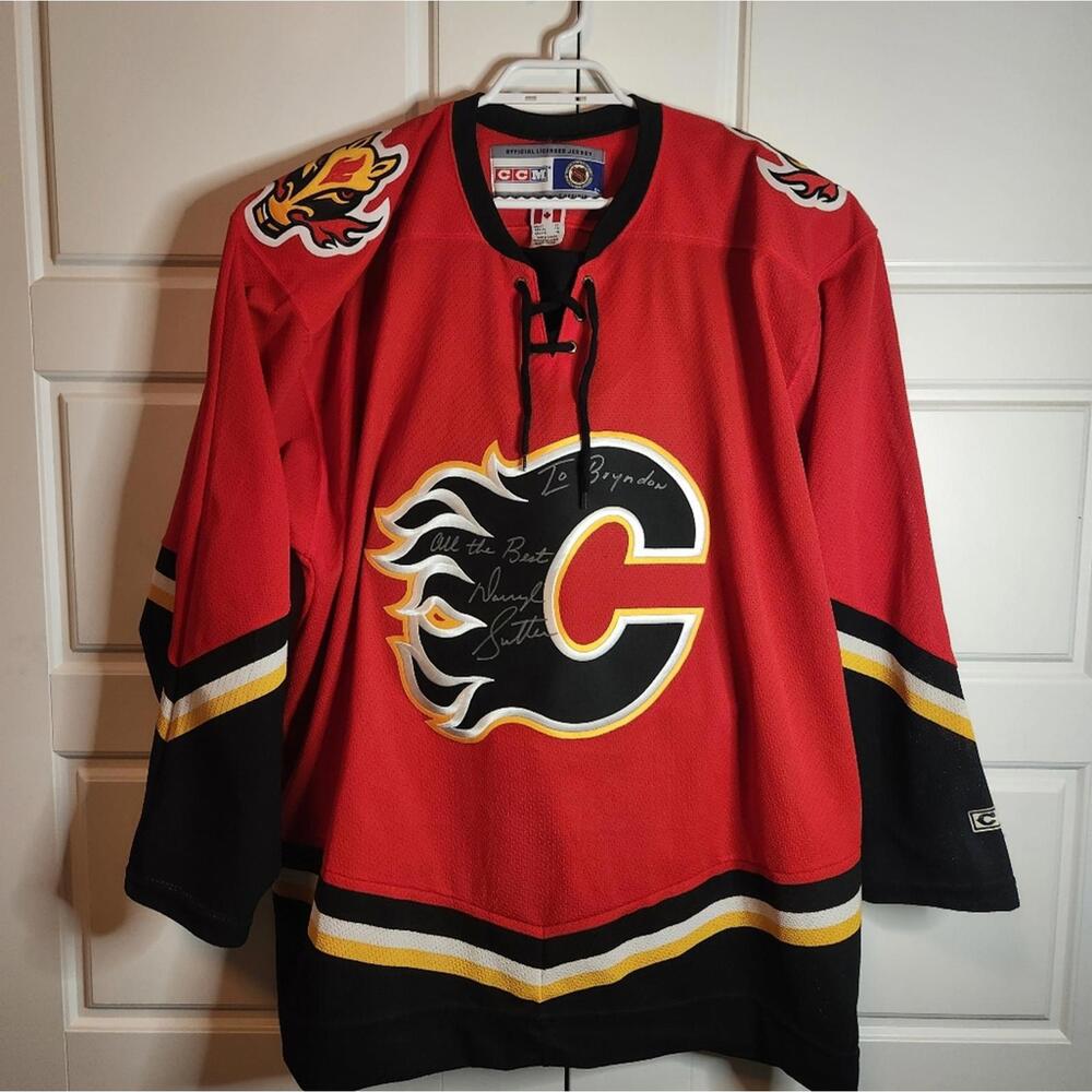 CCM Calgary Flames Hockey Jersey